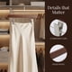 thumbnail image 5 of 2 Pcs Perchas de Madera para Pantalones, Perchas Ahorra Espacio, Organizador de Armario Marrón Oscuro 13.8x8.3in, 5 of 5