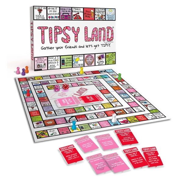 Juego de mesa TIPSY LAND Original Edition para fiestas de adultos