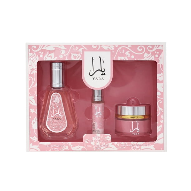 Set De Regalo De Piezas De H Yara (edp 7 Fl Oz 50 Ml Rollo De 0 Fl Oz 0 Ml Crema Corporal 20 G)