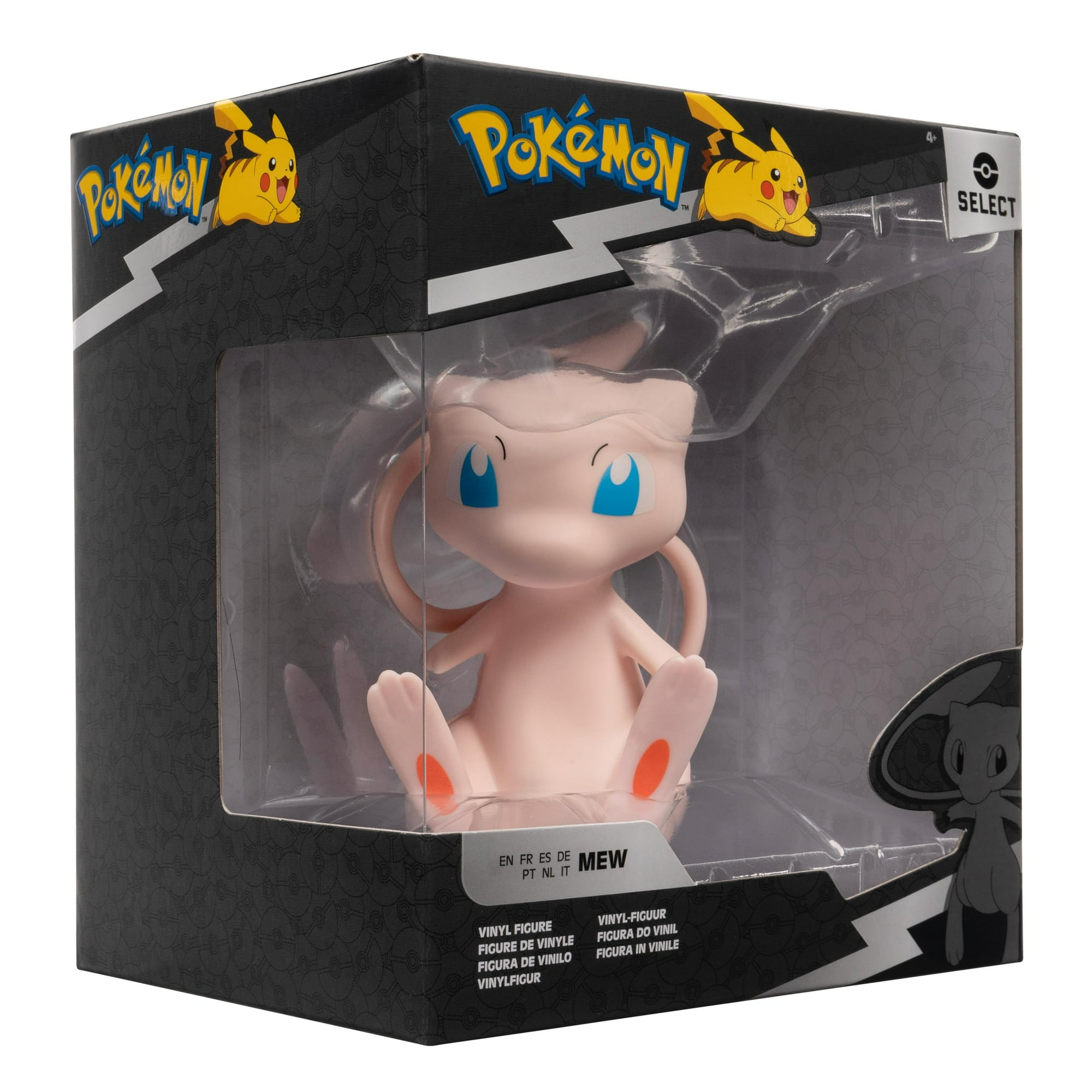 Figura De Vinilo Pokémon Mew Select De 10 Cm Con Licencia Oficial