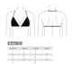 thumbnail image 4 of Bikini triangulo estampado azul Talla M, 4 of 4