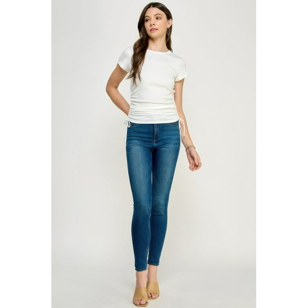 Top Con Detalle Fruncido Lateral