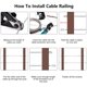 thumbnail image 4 of Tensor para Barandilla de Cable BLIKA Paquete de 50 Unidades 10.5 cm Acero Inoxidable, 4 of 7