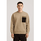 thumbnail image 1 of Polerón Hombre Bolsillo Beige, 1 of 2