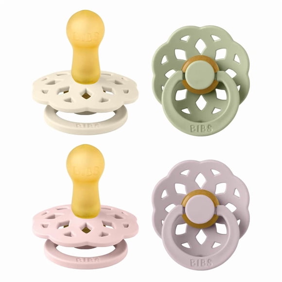Baberos para chupetes Boheme Soother, de caucho natural sin BPA, de 6 a 18 m