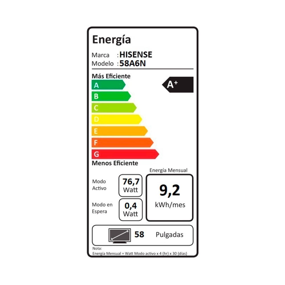 Hisense 58A6N, foto 11
