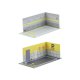 thumbnail image 1 of 2x 1/24 Modelo De Coche Diorama Escenario De Estacionamiento Escena De Exhibición YellowWallWhiteFloor, 1 of 5