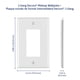 thumbnail image 4 of Wallplate Leviton 1-Gang 1-Decora Midway de nailon blanco, paquete de 10, 4 of 4