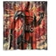thumbnail image 1 of Cortina de ducha Deadpool con ganchos (167 x 183 cm), 1 of 3