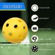 thumbnail image 3 of Pelotas de pickleball GSE para entrenamiento en interior, 26 agujeros, paquete de 12, amarillas, 3 of 7