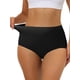 thumbnail image 1 of INSPIRE CHIC Bragas de Mujer para Regreso a Clases, Elásticas, de Cintura Alta, Sin Forro, Transpirables, Invisibles, L Negras, 1 of 4