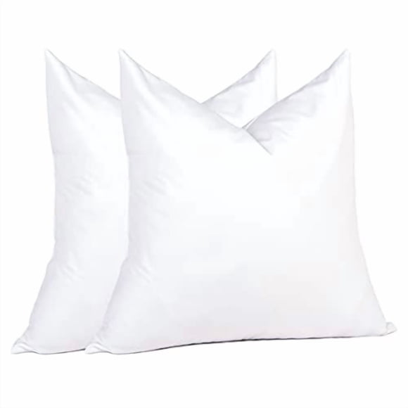 Colchones Puredown® 18 x 18 cm (juego de 2), color blanco