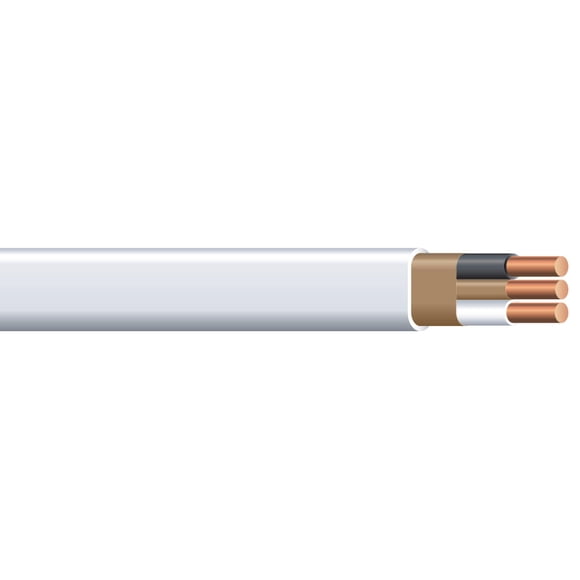 Cable Southwire Romex Brand Simpull Solid Indoor 14/2 W/G NMB, bobina de 50 pies