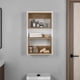thumbnail image 5 of Mueble Auxilar Muro Baño Eco Blanco Y Café Claro, 5 of 7