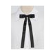 thumbnail image 5 of INSPIRE CHIC Lazo Largo para Mujer Autoadjustable de Color Sólido para el Cuello Elegante Lazo Negro Talla Única, 5 of 5
