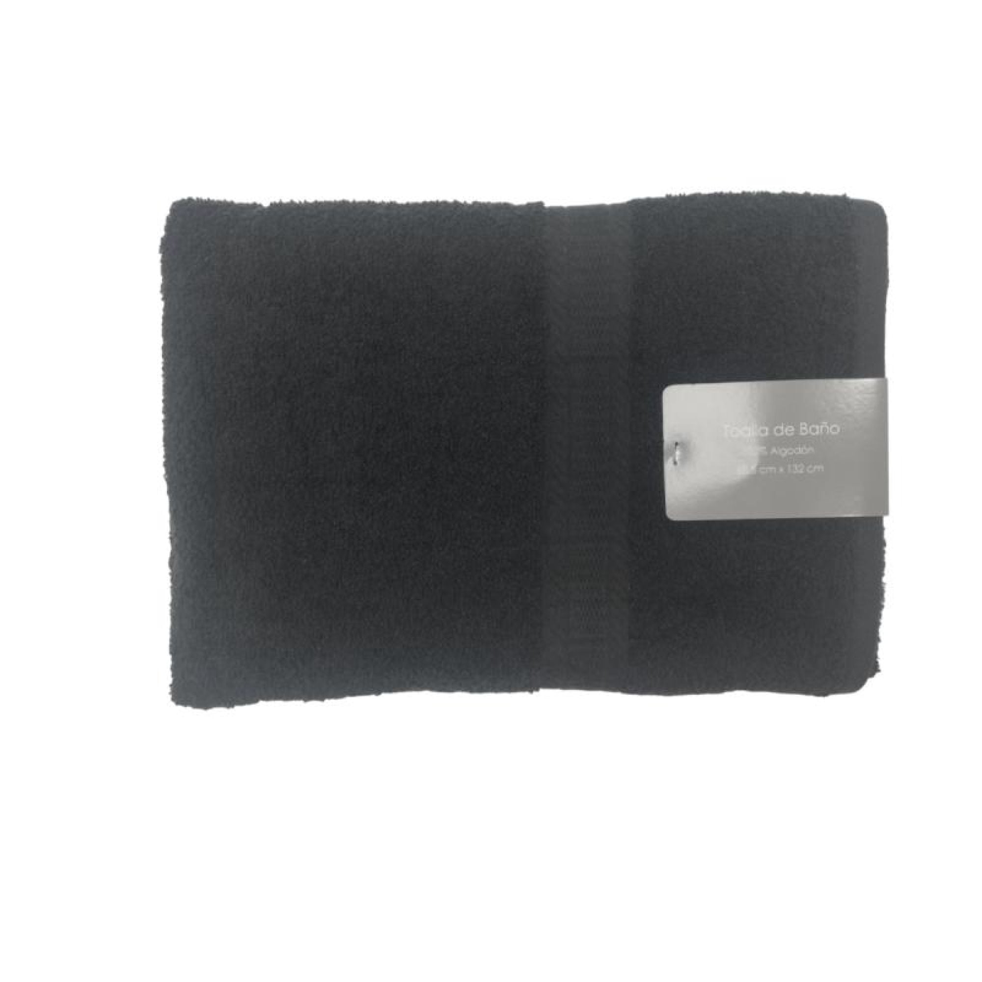 Toalla De Baño Negro 70x135cm 100% Algodón Grey Label