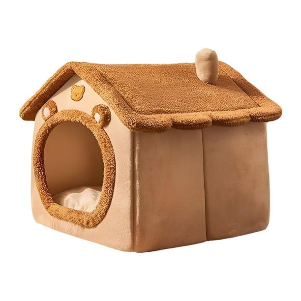 Cama Nido Para Dormir Para Gatos, Cama Con Cremallera De Dibujos Animados Para Perros, Casa Extraíble Para Perros Y Gatos, 45cm X 40cm X 45cm