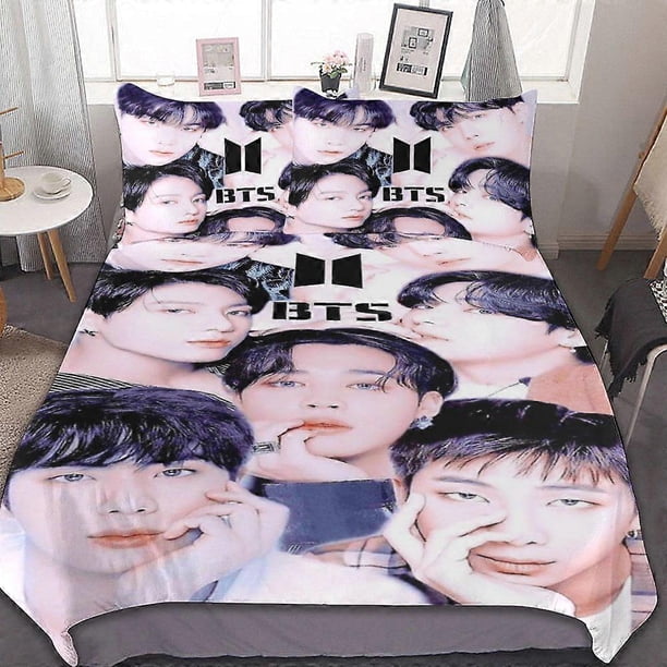 Juego De Ropa De Cama Kpop B Juego De Ropa De Cama Ultrasuave Para Niñas Juego De Funda Nórdica Para La Habitación De Niños Adolescentes Y Niños Con Funda Nórdica Kpop B
