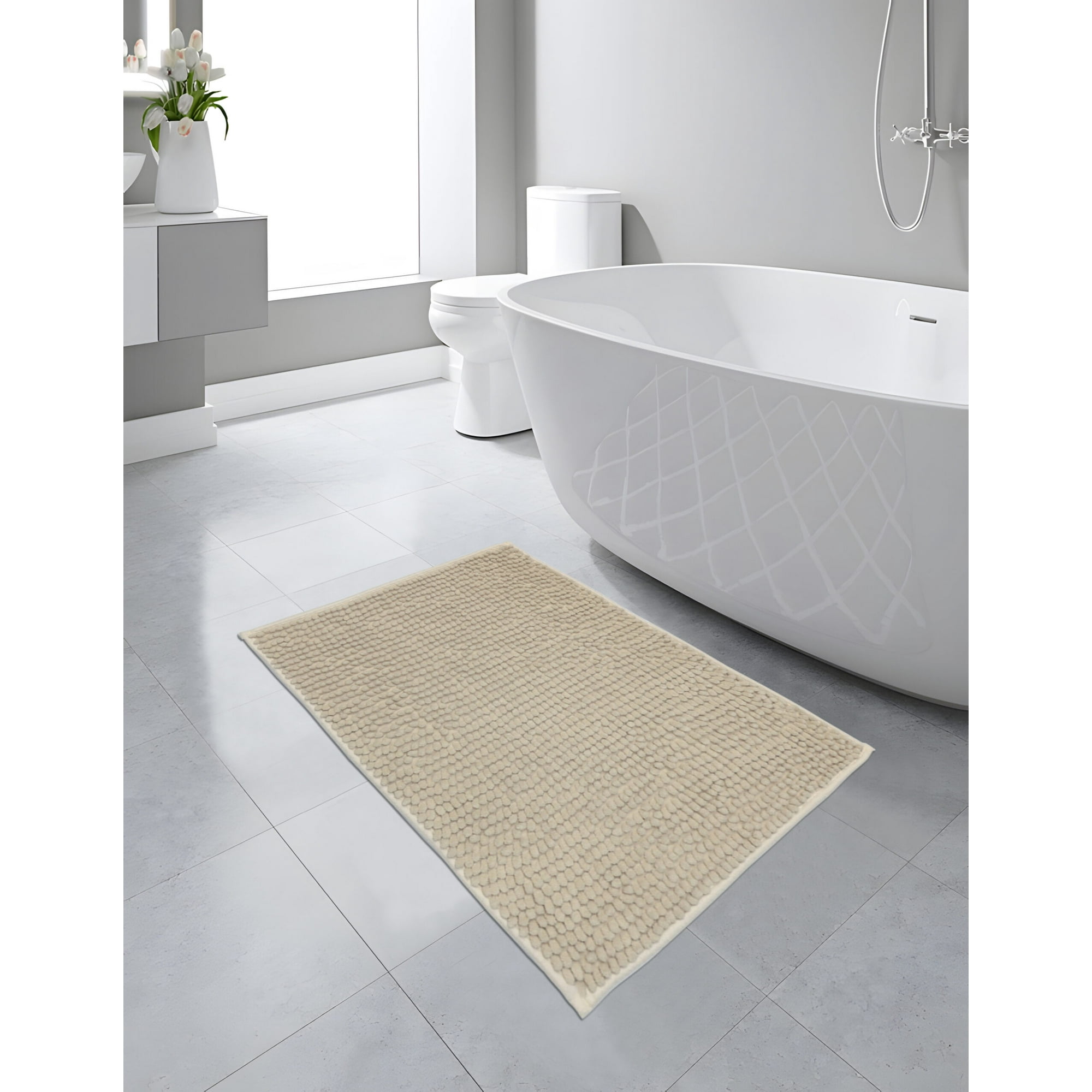 Zahr - Alfombra De Baño Punto Antidelizante Colores