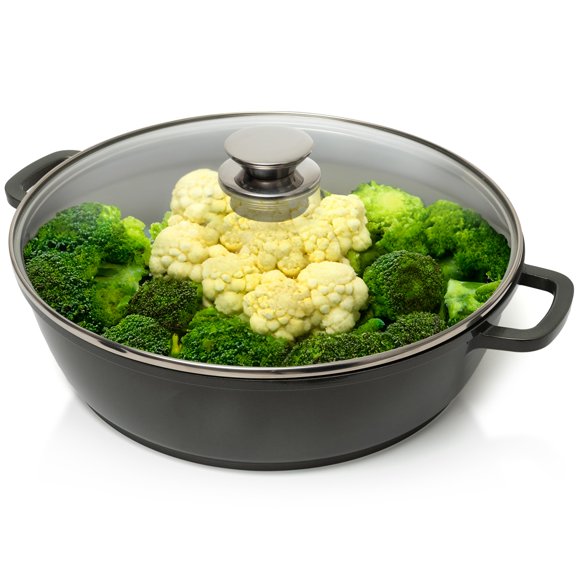 Sartén antiadherente Moss & Stone 30 cm con tapa – 5 qt