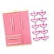 thumbnail image 3 of Armario que se puede abrir para muñecas, regalos del Día de San Valentín para niños, bonito adorno decorativo con percha de tela, muebles para muñecas con colgador de corazón, 3 of 5