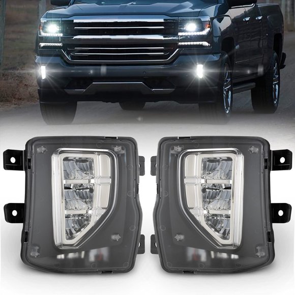 Luces antiniebla BUNKER INDUST para Chevrolet Silverado 1500 - Acabado cromo