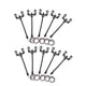 thumbnail image 4 of 10 unids Mini Street Landscape Lawn Light Lampposts Lámpara de doble cabeza LED, 4 of 5
