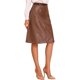 thumbnail image 4 of INSPIRE CHIC Falda de Mujer de Cuero Sintético Línea A Cintura Alta Vintage Lápiz Midi Falda L Marrón, 4 of 6