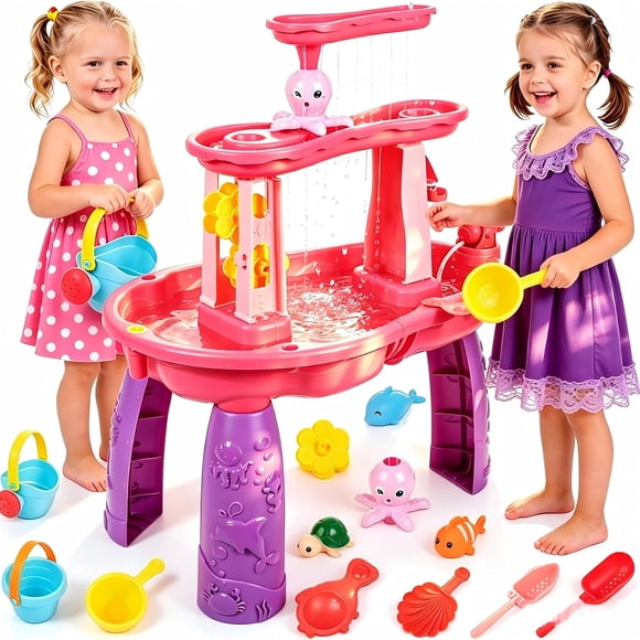 Mesa de Agua Hanyutom de 3 Niveles para Niños - Juguete de Exterior