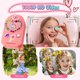 thumbnail image 4 of Cámara para niños YUNIBRIX para niñas de 3 a 7 años con tarjeta SD de 32 GB y stickers, 4 of 8