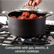 thumbnail image 3 of Cacerola All-Clad de 7 L antiadherente apta para horno hasta 260 °C, color negro, 3 of 7