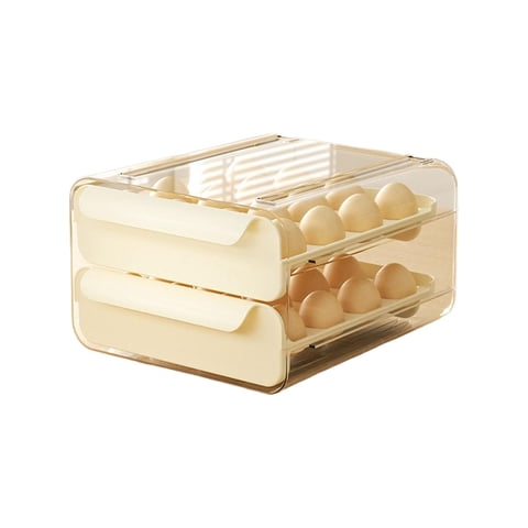 Bothyi - Soporte Para Huevos Con Capacidad Para 32 Huevos Contenedor De Huevos Para Armario De Encimera De Refrigerador