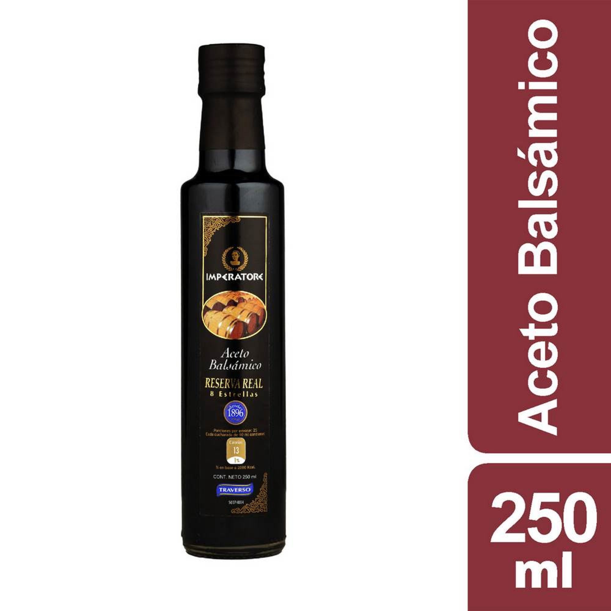 Aceto Balsámico Botella 250 ml Traverso