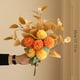 thumbnail image 3 of Beautiful Artificial Chrysanthemum Bouquet with Eucalyptus Leaves - Perfect for Home Decor, Weddings, and Holidays!, 3 of 4