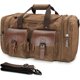 thumbnail image 1 of Bolso Duffle Wildroad 50L Impermeable de Lona y Cuero, 1 of 3