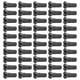 thumbnail image 1 of 50 Uds. De Pezones Para Radios De Bicicleta, Decoración De Radios, Puntas De Extremo, Tapa Para Radios De Bicicleta, 12mm, 14G, Negro, 1 of 5