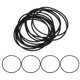 thumbnail image 1 of Paquete de 20 anillos de nitrilo 151 de 70 durómetro 3" ID, 3-3/16" OD, 3/32" de ancho negro, 1 of 6