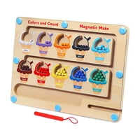 Magideal - Tablero De Rompecabezas De Aprendizaje A Juego De Colores De Madera, Juegos A Juego