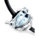 thumbnail image 4 of Conector para cables QWORK, 16 piezas, abrazadera de acero de 1/2", 4 of 7