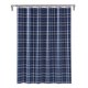 thumbnail image 1 of Cortina de Baño Mainstays Navy Plaid 70 x 72 PEVA, 1 of 3