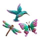 thumbnail image 3 of 3 X Calcomanías colgantes de decoración de mariposas Escultura de animales Calcomanías de arte de mariposas extraíbles para porche Balcón Decoración d Vistoso, 3 of 5