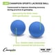 thumbnail image 3 of Pelotas de lacrosse Champion Sports Blue, tamaño oficial, 2 unidades, 3 of 7