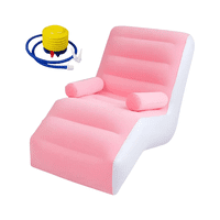 Genérico - Sillón Sofá Inflable Perezoso Apoya Brazos Bomba Manual