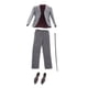 thumbnail image 2 of Conjunto De Traje Gris 1/6, Pantalones, Ropa, Camisa, Cinturón De Corbata Para Figuras De Acción De 12 Pulgadas, 2 of 5