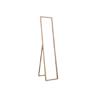 Genérico - Espejo Cuerpo Entero 150X40Cm Base Plegable Estilo Japonés Marrón