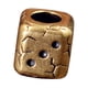 thumbnail image 5 of Dados De Latón Con Forma De Cubo, Cuentas De Paracord, Manualidades, Equipo De Supervivencia, Llavero, Diseño Retro, Oro Antiguo, 5 of 5