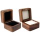 thumbnail image 2 of Caja De Anillo De Madera Maciza De 2 Piezas Para Anillos De Compromiso De Aretes De Boda, 2 of 3