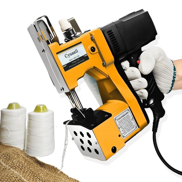 Máquina de coser sacos portátil eléctrica Cyuanll 110V