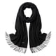 thumbnail image 2 of Bufanda de Cashmere Suave de Invierno con Flecos, 2 of 4