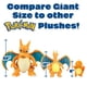thumbnail image 2 of Peluche Jazwares Pokémon Charizard de 24 pulgadas para niños de 2 años o más, 2 of 7